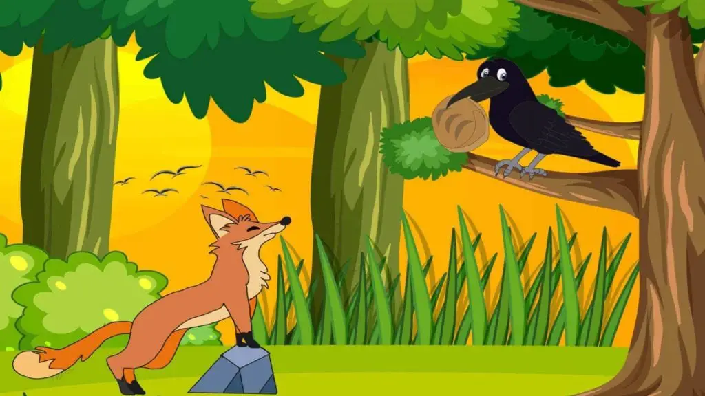 The Fox and the crow- moral Stories for children