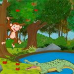 The Monkey and the Crocodile- Panchatantra Stories